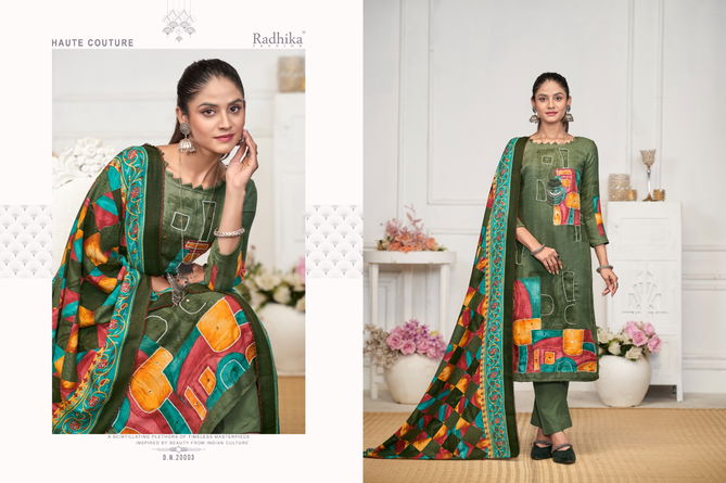 Rehnuma By Radhika Pashmina Printed Dress Material Wholesale Price In Surat
